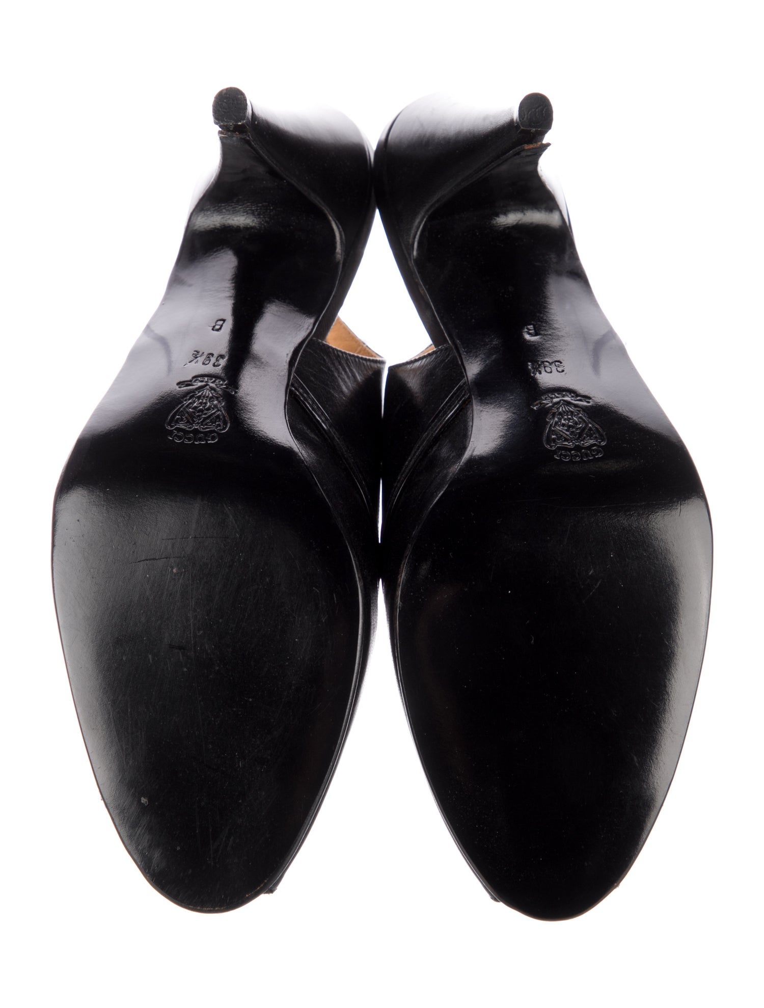 Gucci Vintage Interlocking G Logo Slingback Pumps